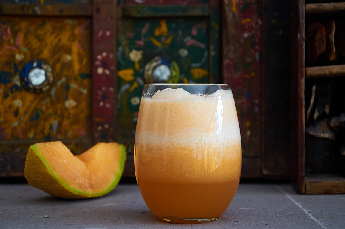 Agua Fresca de Melón Sin Azúcar